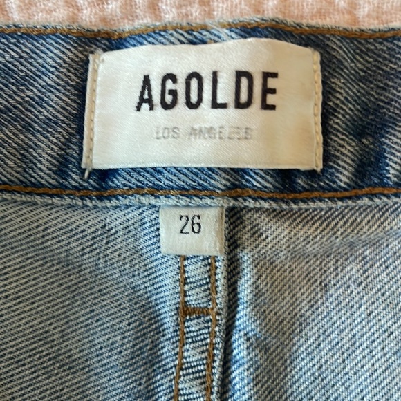 Agolde Parker Short in Riptide - Picture 5 of 8
